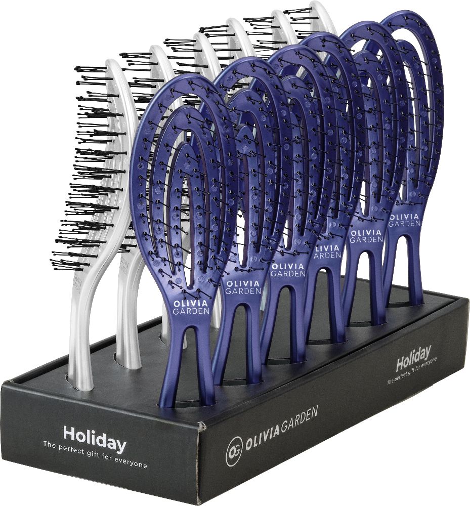 Olivia Garden Holiday Iced Collection Bürste 12er Display
