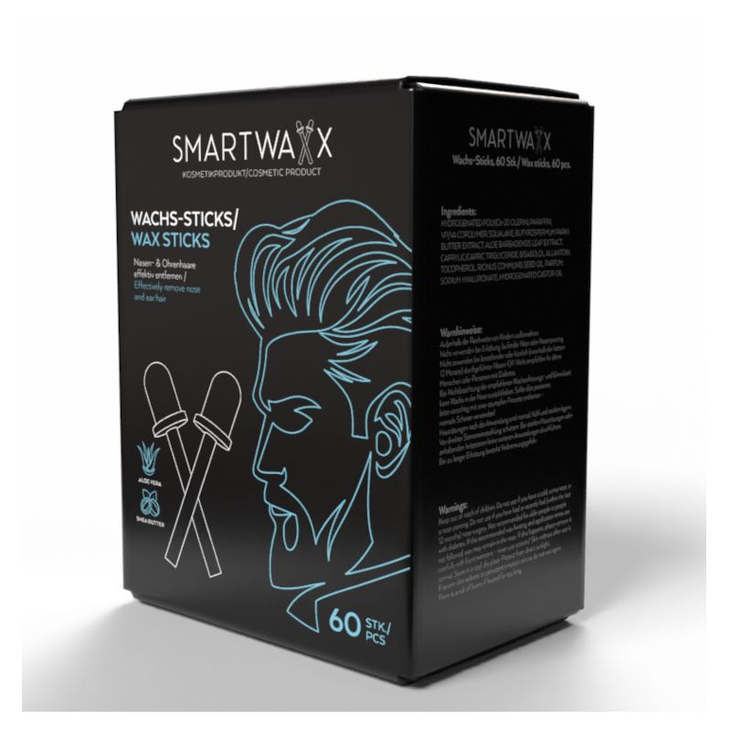 SMARTWAXX Nasen- & Ohr Wachs Stäbchen 60 St.