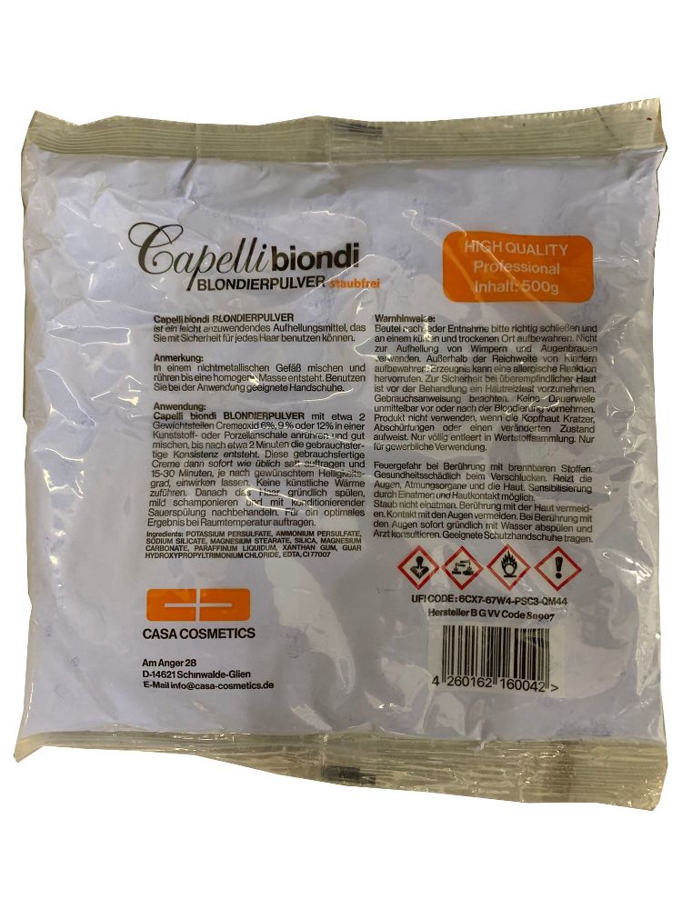Capelli Biondi Blondierung blau 500 g - staubfrei